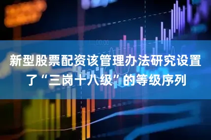 新型股票配资该管理办法研究设置了“三岗十八级”的等级序列
