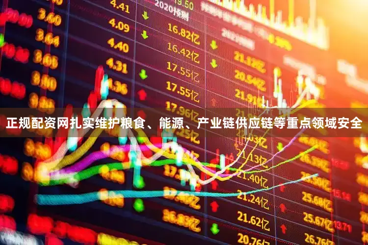 正规配资网扎实维护粮食、能源、产业链供应链等重点领域安全